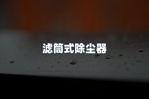 滤筒式除尘器